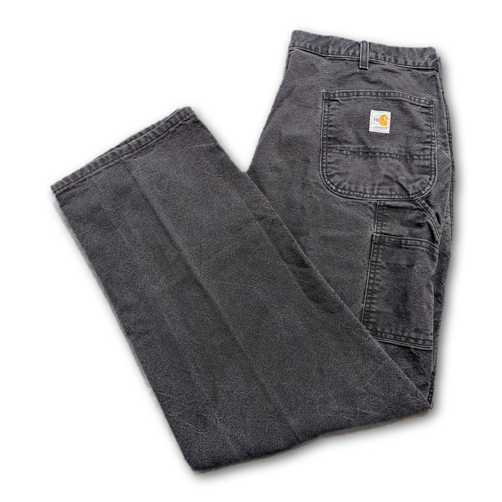 Carhartt Flame Resistant Mens Jeans Gray 40x32 FR NFPA 2112 Workwear 100791